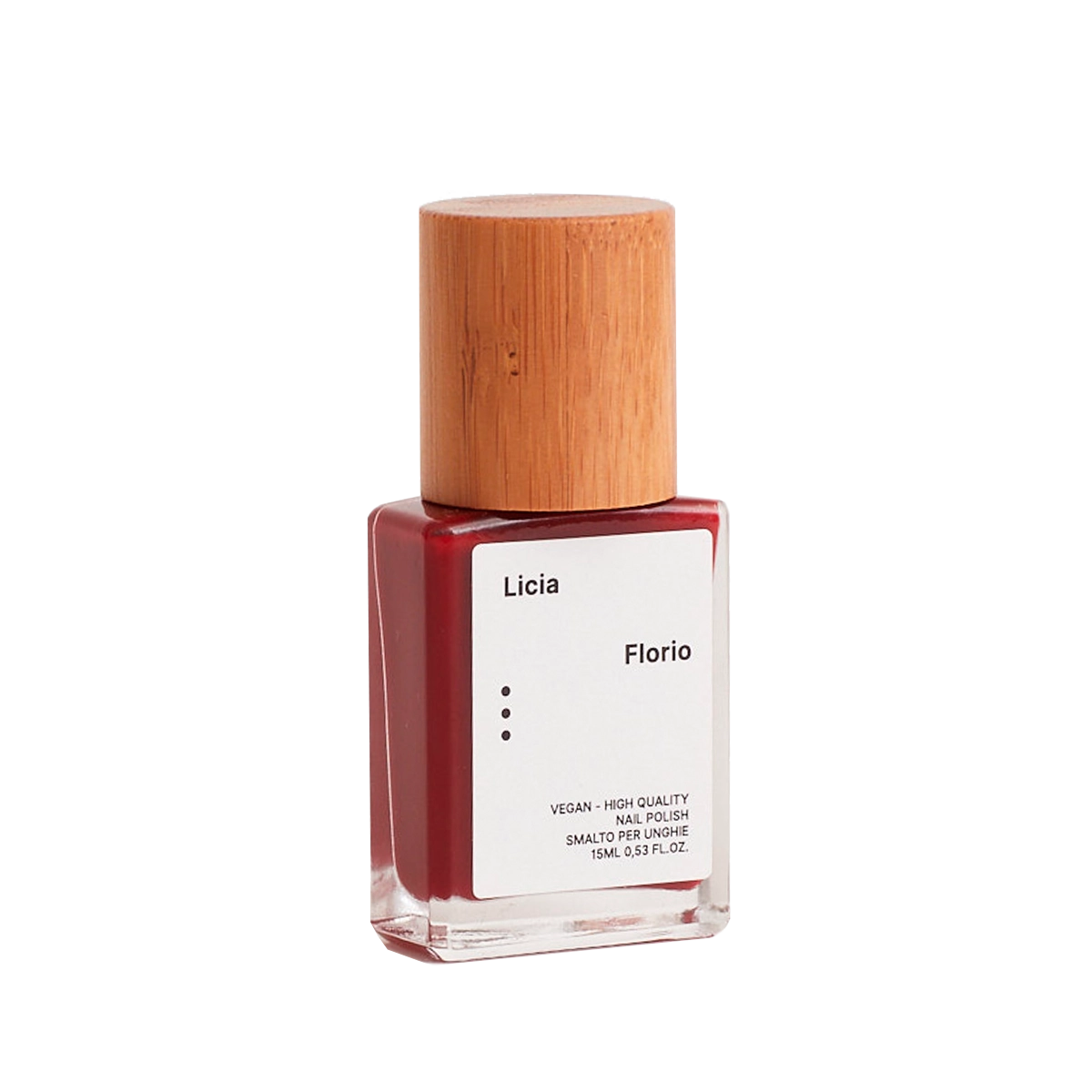 Licia Florio India nail polish side view