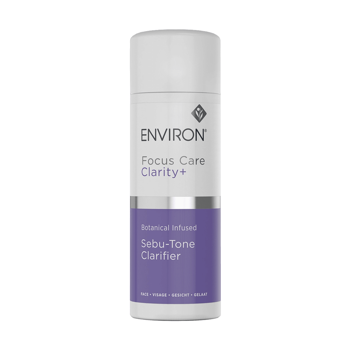 Environ Focus Care Clarity+ Sebu-Tone Clarifier bottle with purple label