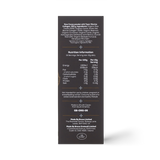Side of the Ancient + Brave Cacao + Collagen Sachets box with nutritional information