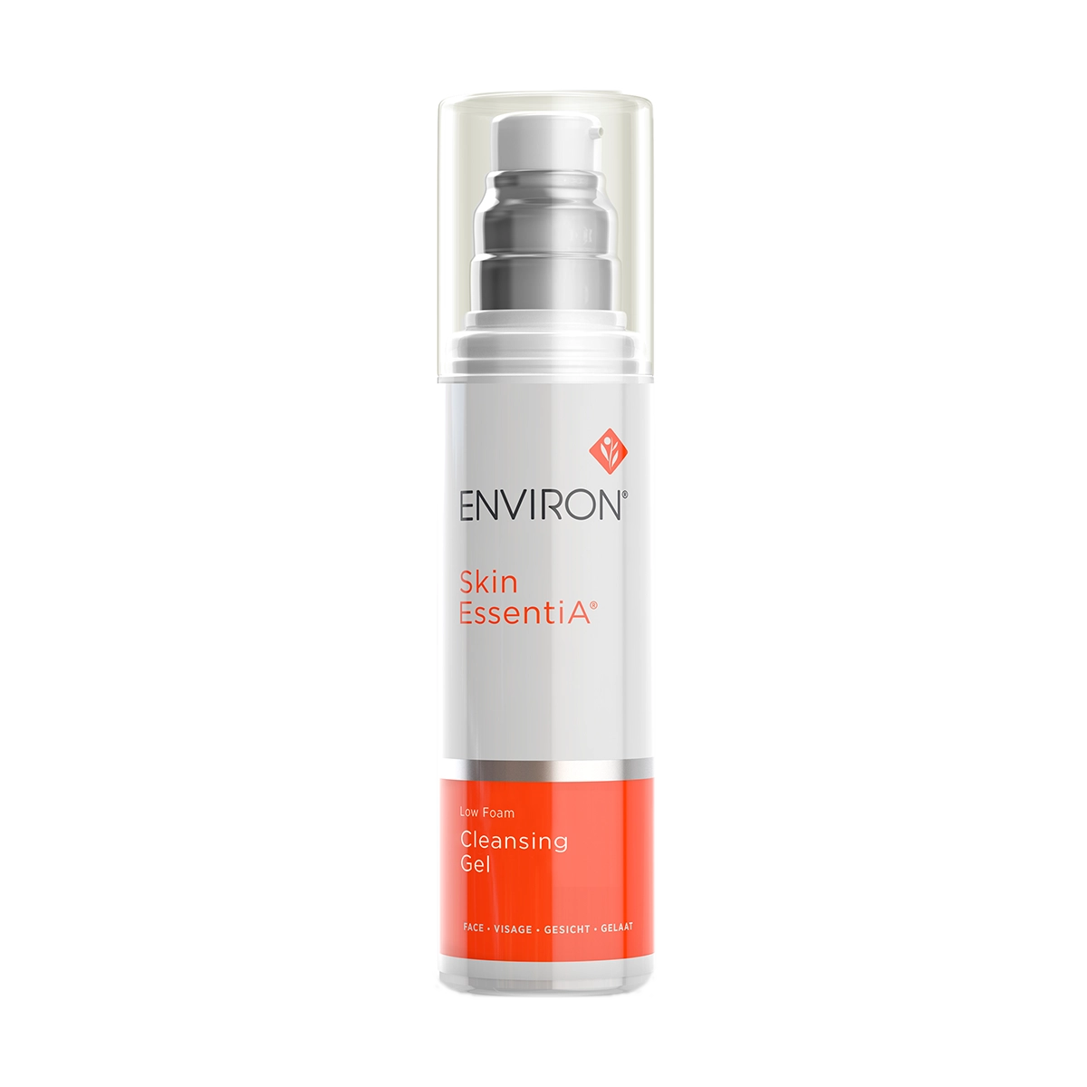 Environ Skin EssentiA Vita-Antioxidant AVST Moisturiser in a white and orange pump bottle