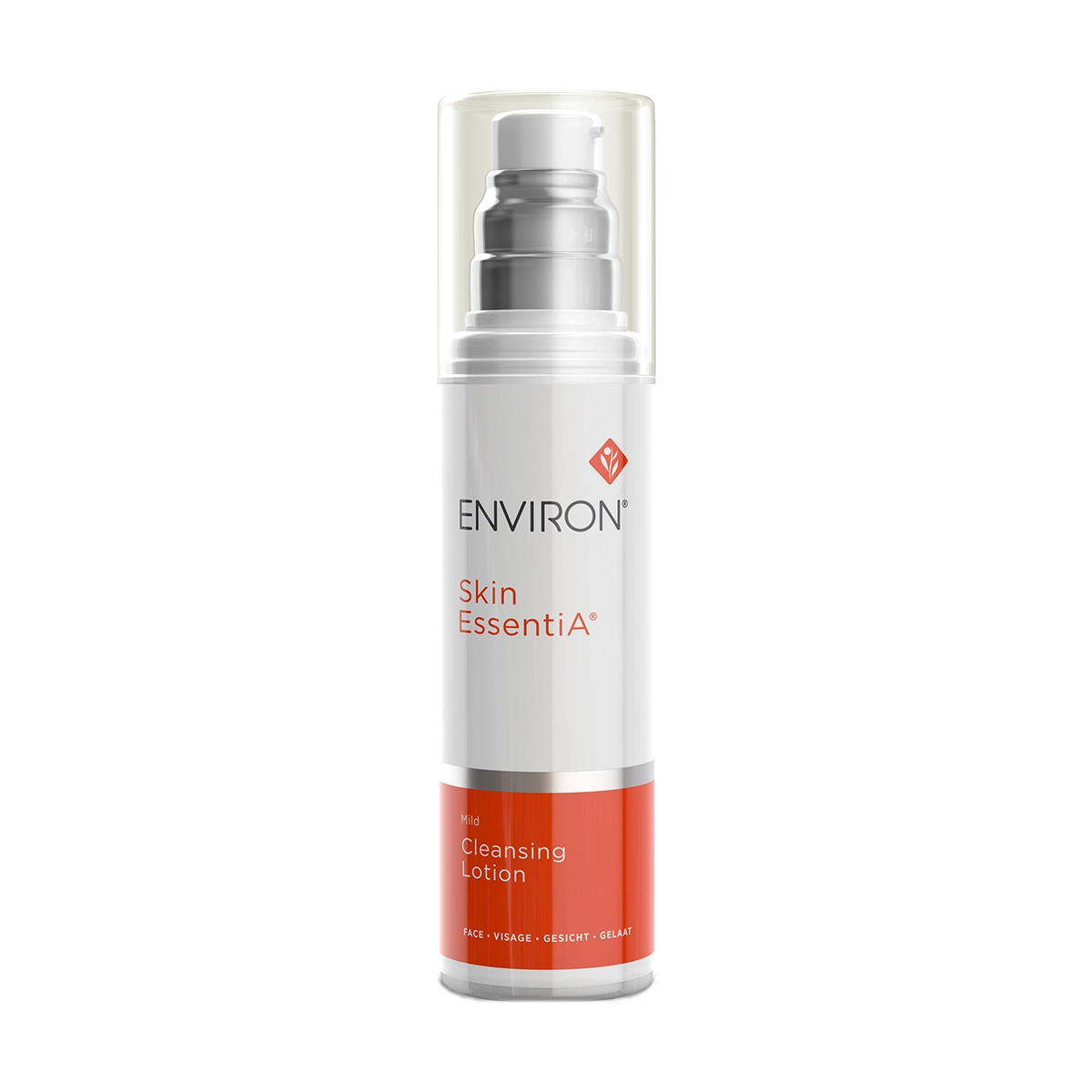 Environ Skin EssentiA Vita-Antioxidant AVST Moisturiser in a white and orange pump bottle