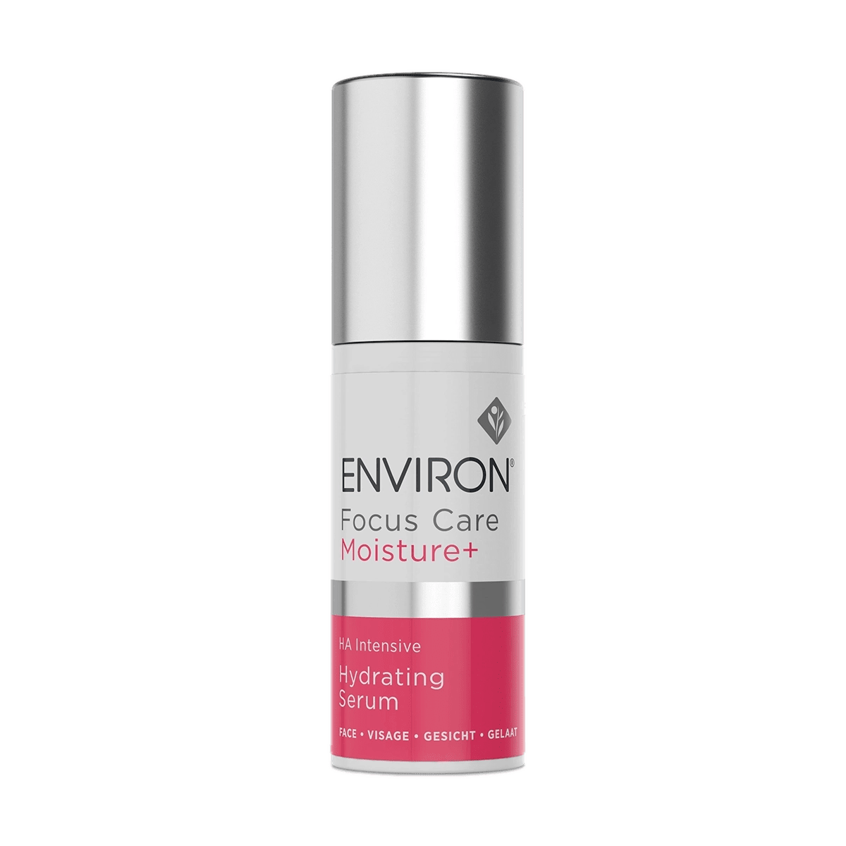 Environ Focus Care Moisture+ Hydrating Serum bottle with silver cap