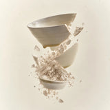 Porcelain bowls and kaolin clay powder, the porcelain clay that inspired DAMDAM Skin Mud Pure Mask