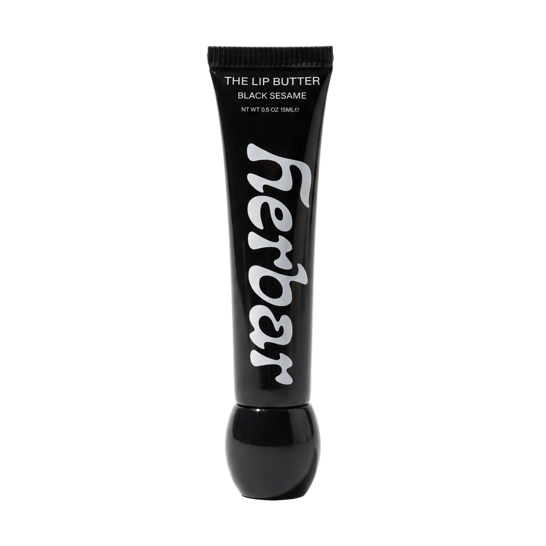 Herbar The Lip Butter in Black Sesame, clear hydrating lip treatment in a 15 ml tube