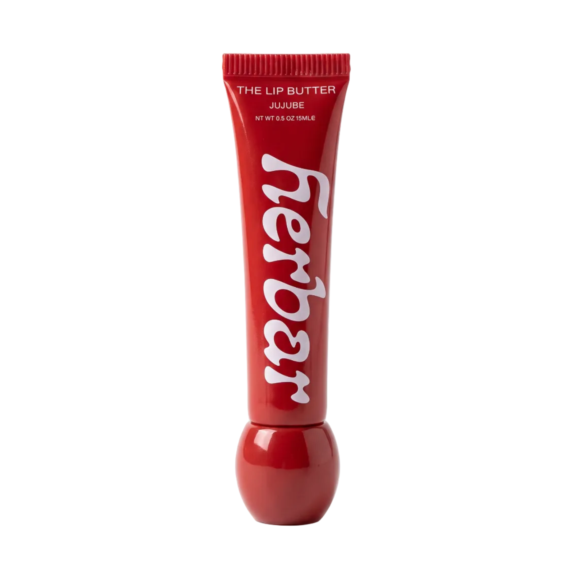 Herbar The Lip Butter in Jujube, red-tinted hydrating lip treatment in a 15 ml tube
