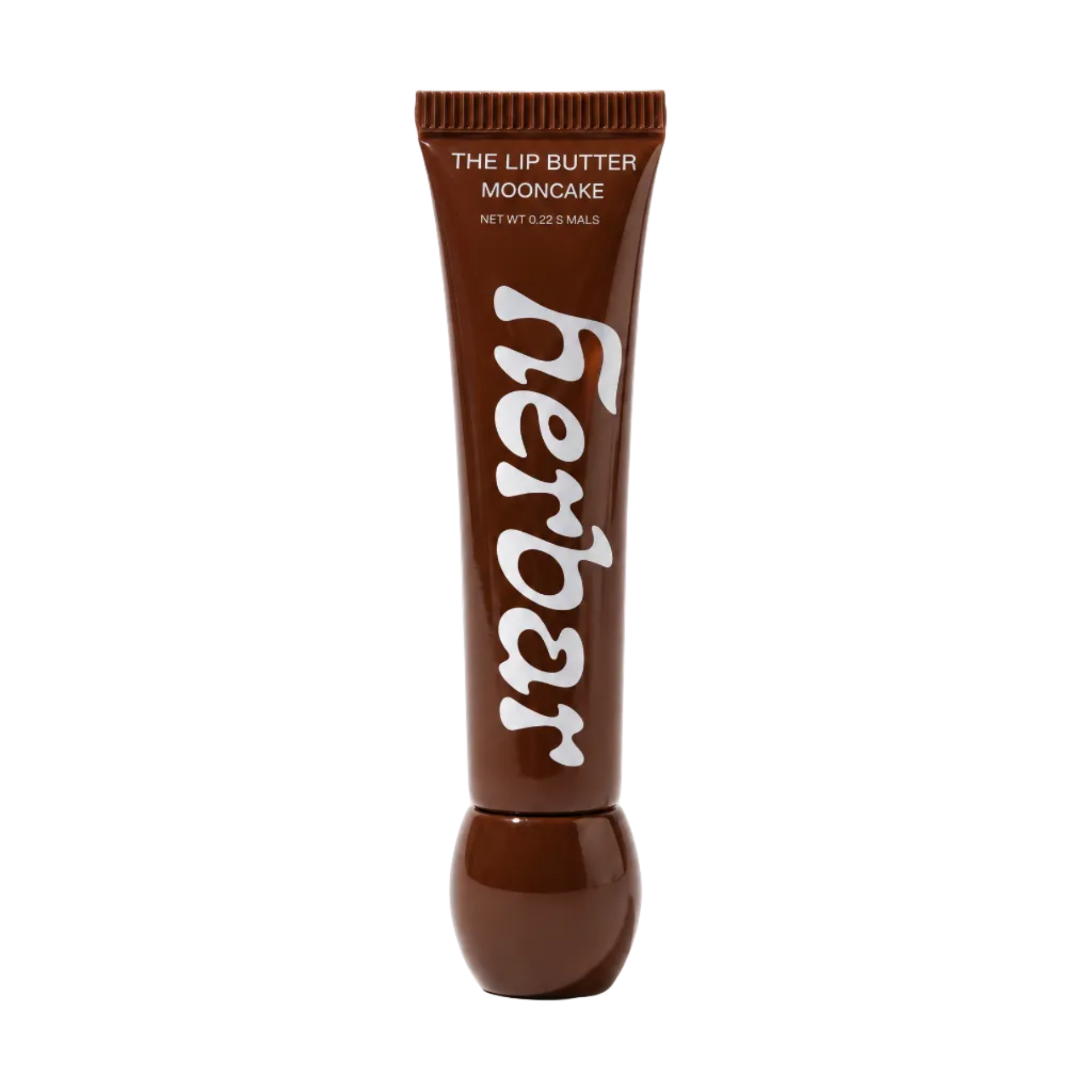 Herbar The Lip Butter in Mooncake, brown-tinted hydrating lip treatment in a 15 ml tube