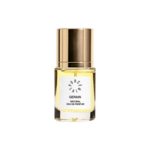 Porcelain Gerain eau de parfum 15 ml, natural unisex perfume with geranium, vetiver and sandalwood