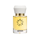 Porcelain Gerain eau de parfum 50 ml bottle, natural unisex perfume with geranium, sandalwood and patchouli