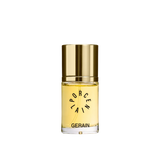 Porcelain Gerain eau de parfum 15 ml bottle, natural unisex perfume with geranium and vetiver
