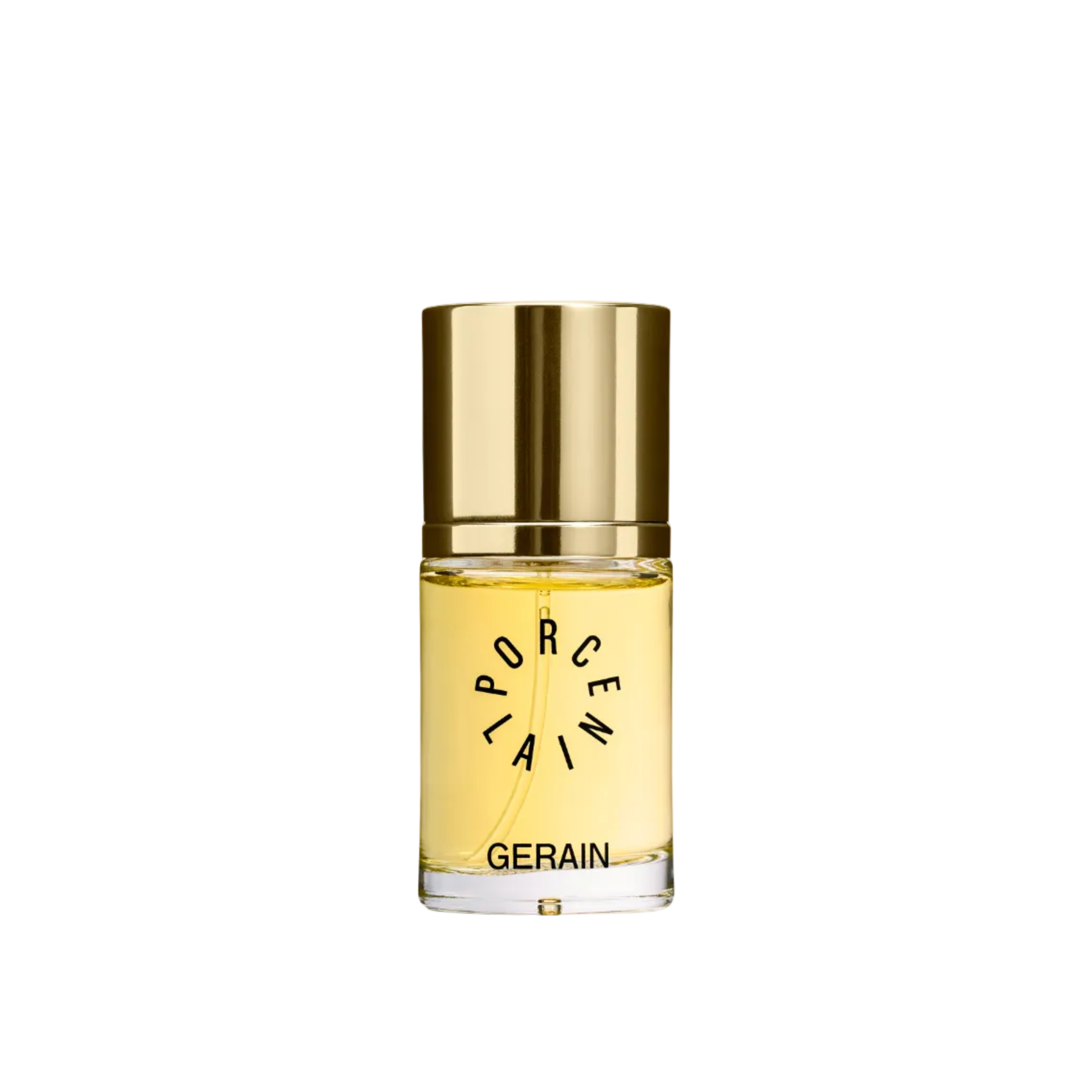 Porcelain Gerain eau de parfum 15 ml bottle, natural unisex perfume with geranium and vetiver