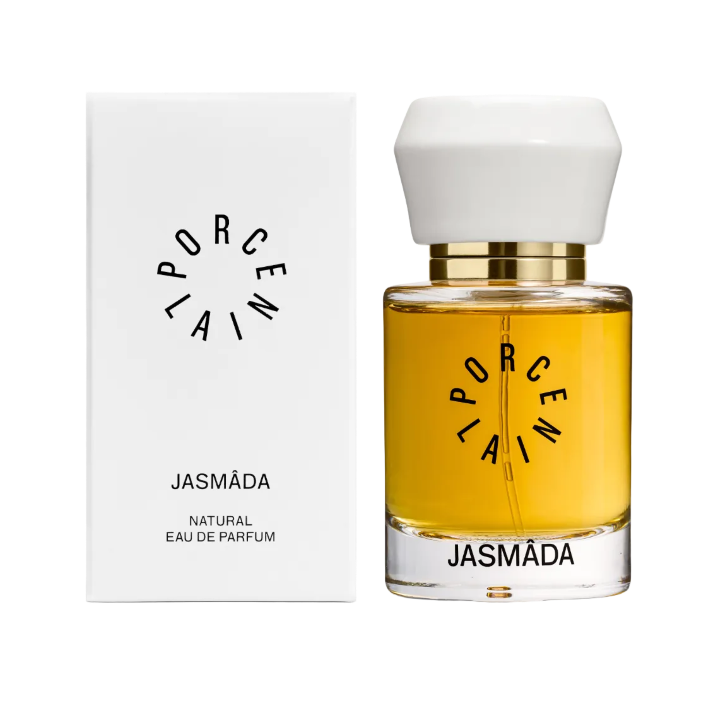Porcelain Jasmanda eau de parfum 50 ml with gift box, 100% natural perfume made in Denmark