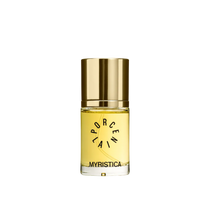 Porcelain No 2 Myristica eau de parfum 15 ml bottle, natural unisex perfume with nutmeg and black pepper