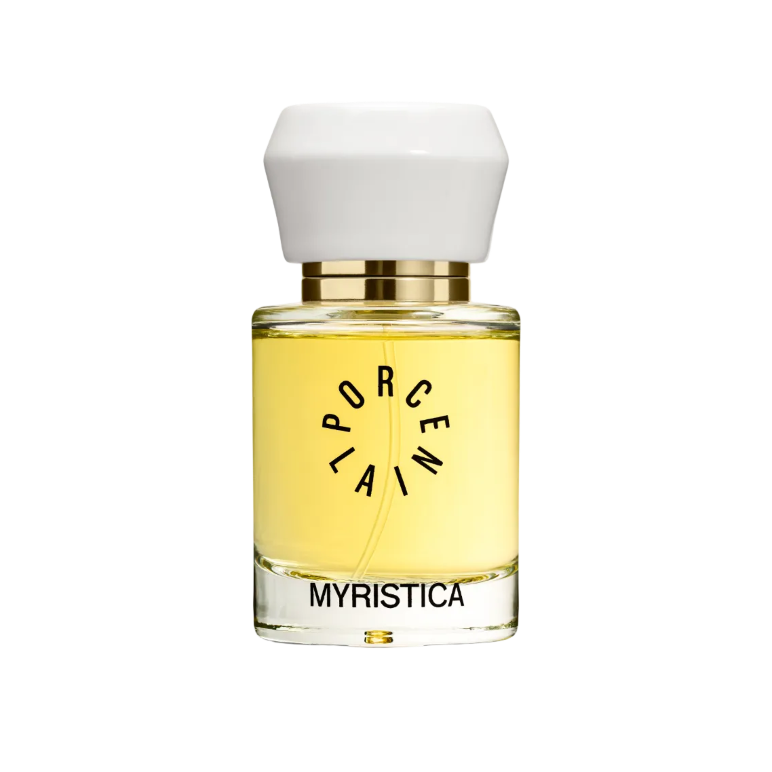 Porcelain No 2 Myristica eau de parfum 50 ml bottle, natural unisex perfume with lemon, nutmeg and frankincense