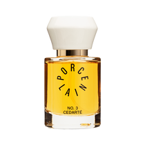 Porcelain No 3 Cedarté eau de parfum 50 ml, natural unisex perfume with cedarwood, clary sage and orris butter