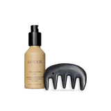 Sándor hair ritual bundle with The Grounding Oil 76 ml and the black Bian stone Scalp Gua Sha