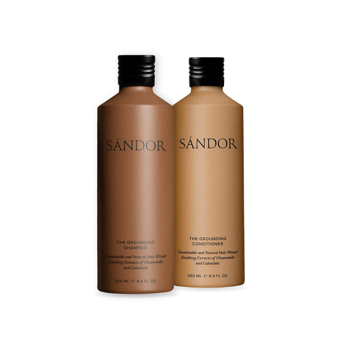 Sándor Hair Ritual Duo with The Grounding Shampoo and The Grounding Conditioner 250 ml