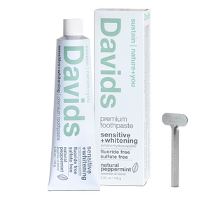 Sensitive & Whitening Peppermint Natural Toothpaste